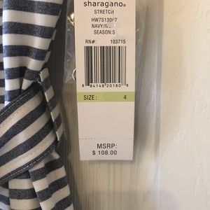 dress in light blue and white stripe size 4.